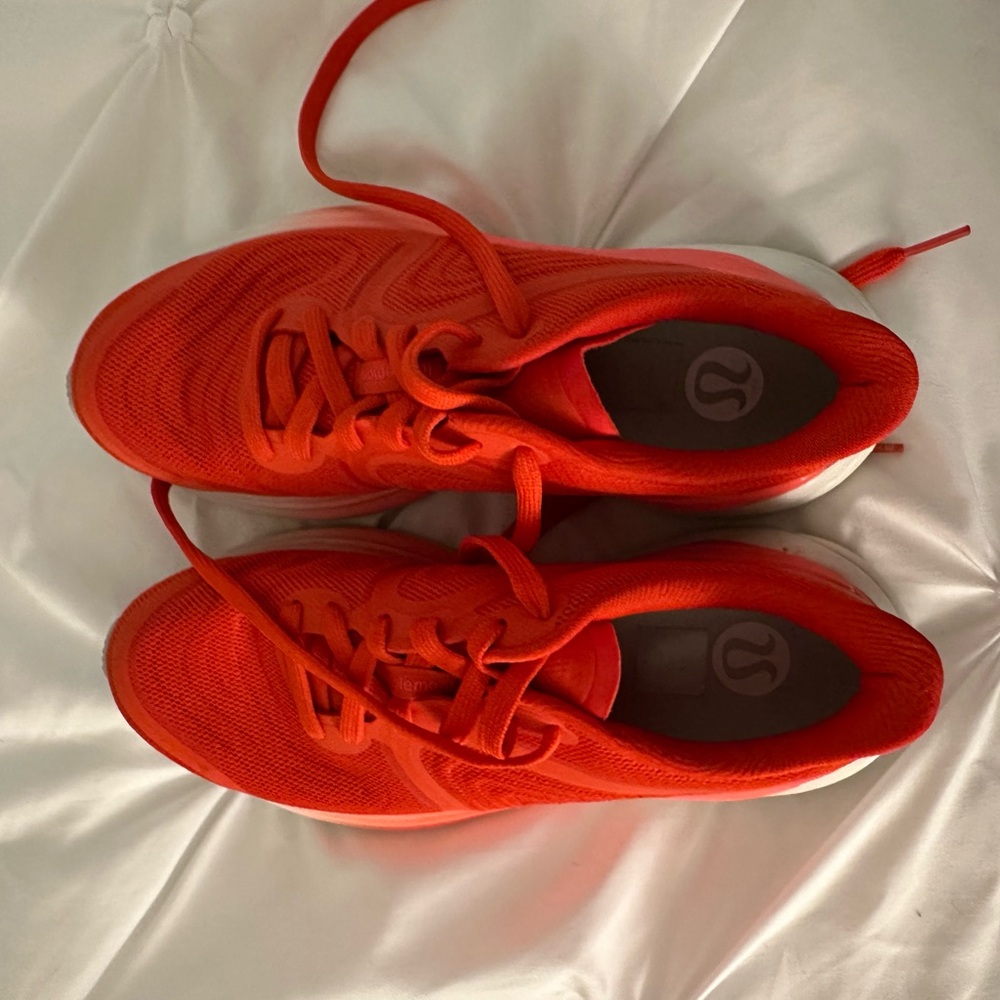 Lululemon Red Athletic Shoes